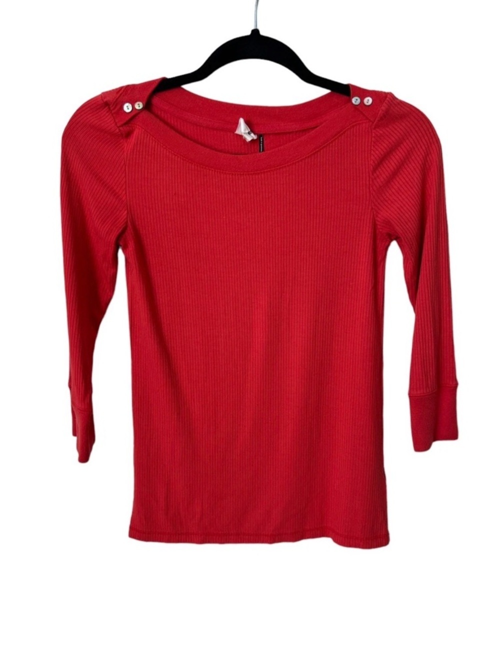 Anthropologie Akemi +Kin  Long Sleeve Top Button Detail Size XS